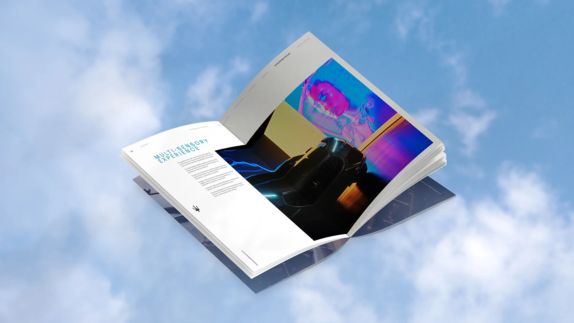 Printed layouts and art direction of the brand guidelines