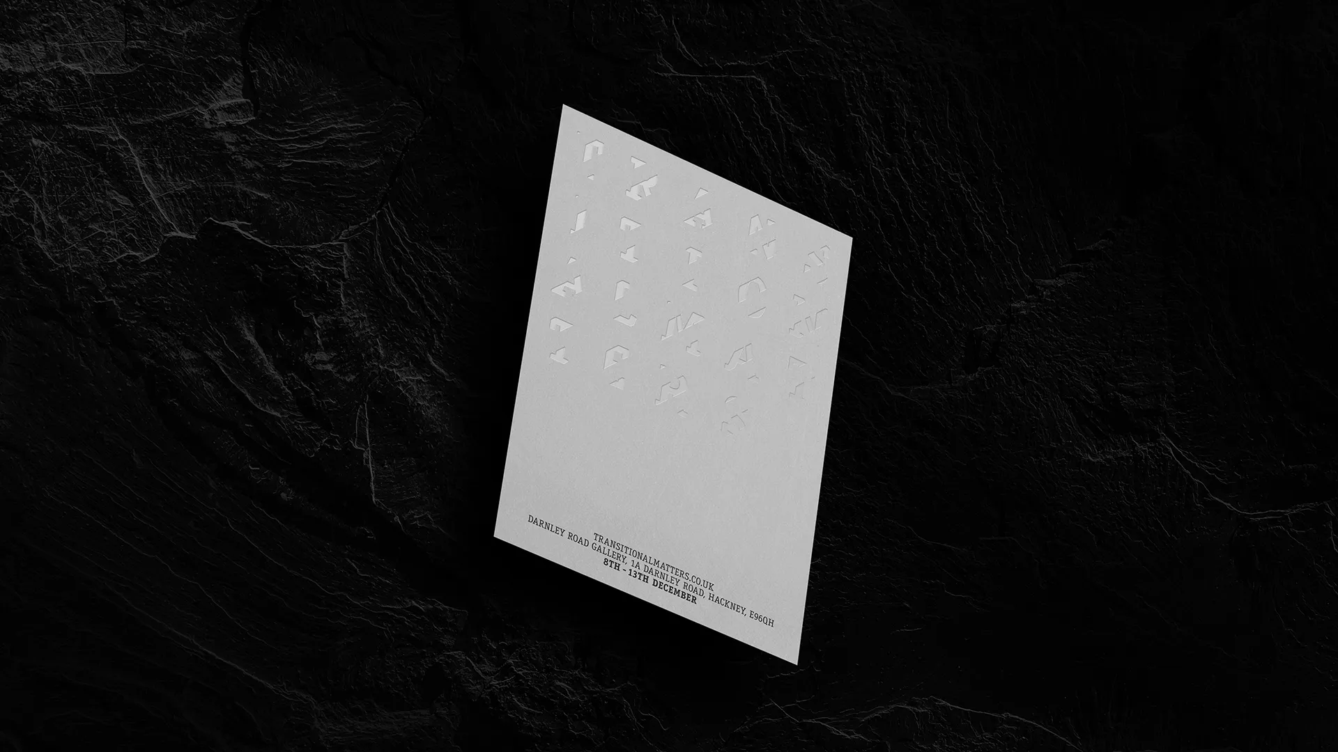 Promotional print materials with debossed UV gloss